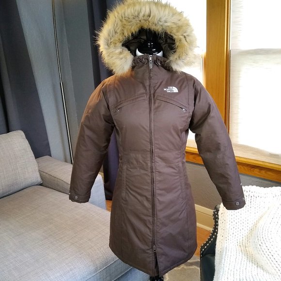 The North Face Jackets & Blazers - The North Face Arctic Down Parka Brown Sz XS EUC!